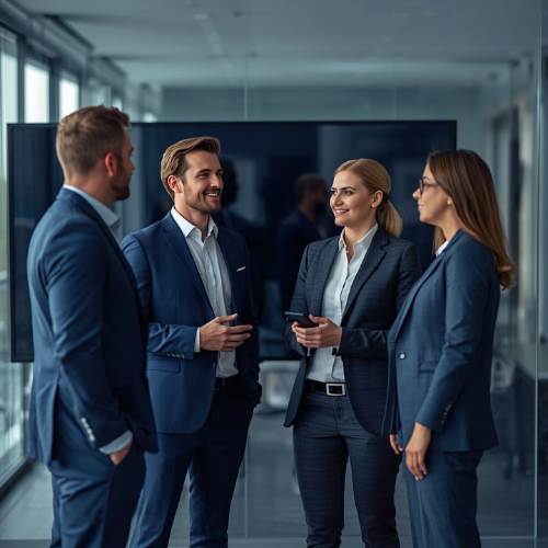 ProActys team collaborating on AI project delivery